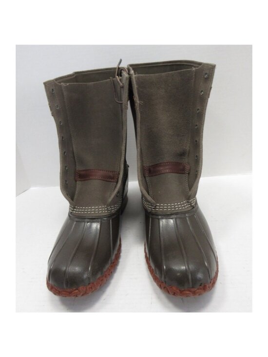 LL Bean Bean Boots 10 M Signature Primaloft Leather Insulated Duck USA main image 14